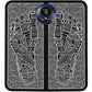 Foot Massager Acupressure Mat Electric Foldable Massage Pad 9 Strength 6 Modes for Relaxation Circulation and Relief from Fatigue Sore Feet