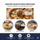 Klick N Shop Pizza Cutter for Kitchen Premium Pizza Cutter Steel Wheel with Ergonomic Non Slip Handle Sandwich Slicer for Roti Paratha Chapati Brownie Home Baking Pack of 1