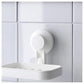 IKEA Tisken Recycled Abs Plastic Soap Dish with Suction Cup, White (Length: 14 Cm (5 ½") Width: 10 Cm (4") Max Load: 3 Kg (6 Lb 10 Oz))