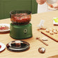 Mini Food Processor, 350ml, Portable Small Food Chopper, Garlic Chopper, Onion Chopper, Meat Mincer, Garlic Press, Multicolour