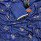 New arrivals   Embellished with Foil Print & Fancy Sequence Zari Border Lace