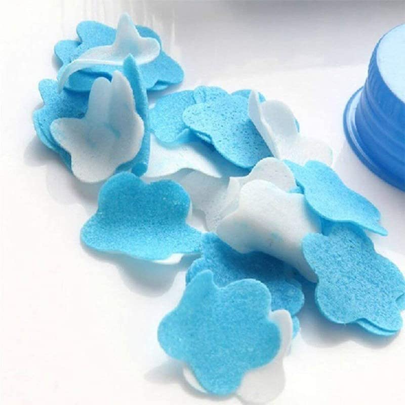 YBN Paper Soap | Disposable Mini Soap Paper | Scented Soap Bath Flakes | Portable Flower Tube Petals | Tube Shape Bottle Paper Soap For Travelling | (Pack of 3)