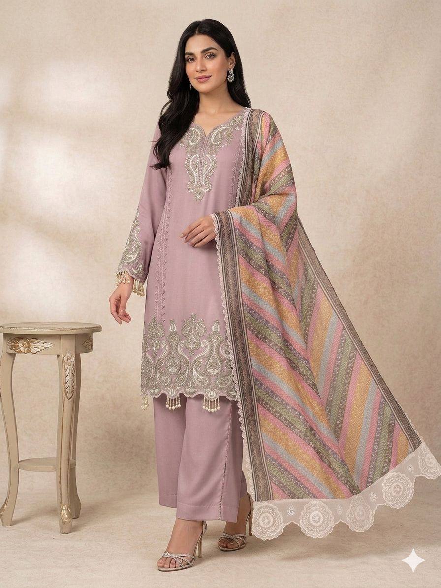 THIS WEDDING SEASON WEAR OUR BEAUTIFUL SEQUENCE EMBROIDERED TOP , PLAZZO WITH DUPATTA ✨ 2 New Colo