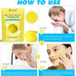 RIHETI Kojic Acid & Turmeric Cleansing Pads – 60PCS | Vitamin B5, Vitamin C, Lemon & Chamomile Infused Foaming Exfoliating Pads for Face | Natural Skin Brightening, Pore Cleansing & Makeup Removal