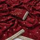 Space Sattin Multi Sequence Full Worked Saree With Original Mirror Lace & Havey Sequence Full Worked Blouse