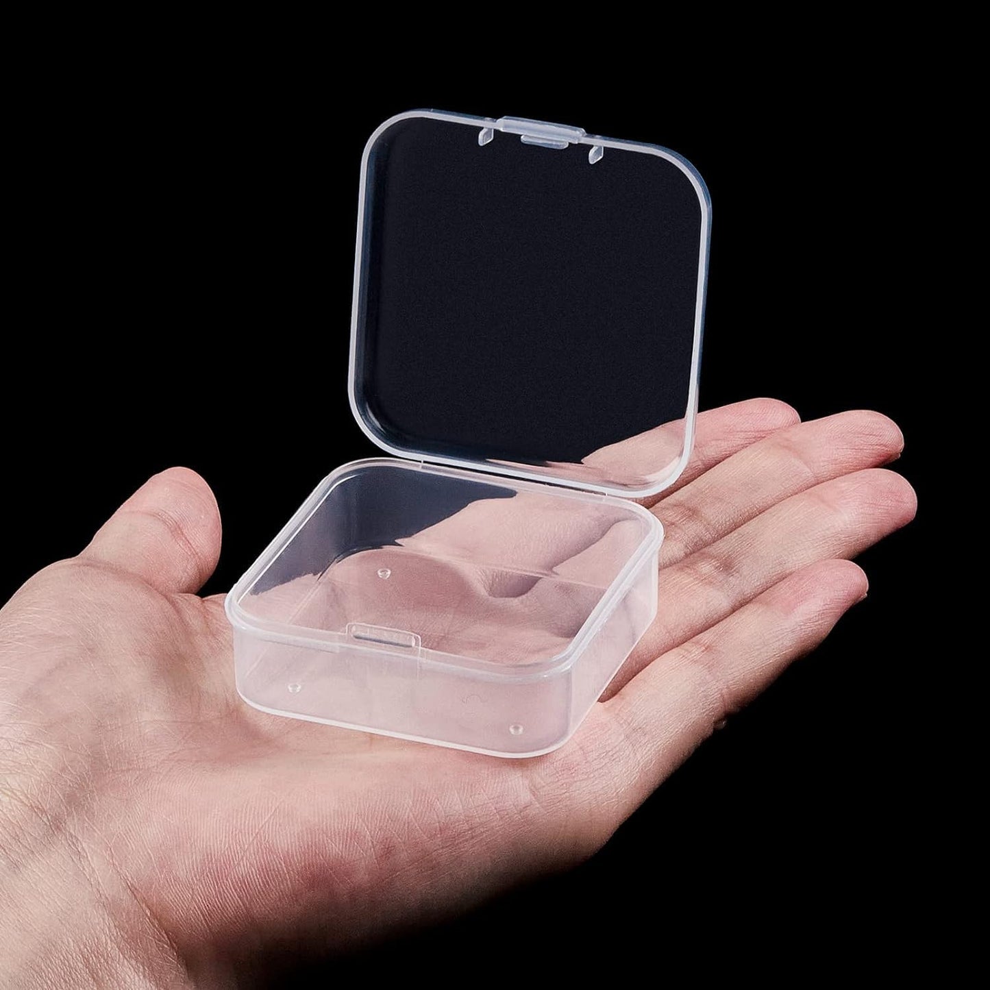 small plastic storage box 1 big storage box and 14 small inner boxes cases with lids clear craft supply cases for jewelry, beads, screws, pills, diy storage & travel accessories