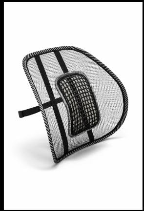Car Back Rest with Lumbar Support Mesh Cushion Pad,Universal Back Lumbar Support for Chair Back Rest Cushions Ergonomic Seat Lumber Back Correction for Comfortable Seating Medical & Supports