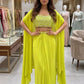 THIS WEDDING SEASON WEAR OUR BEAUTIFUL 3 PIECE WITH REAL MIRROR WITH  EMBROIDERED BLOUSE, SKIRT AND LONG SHRUGE