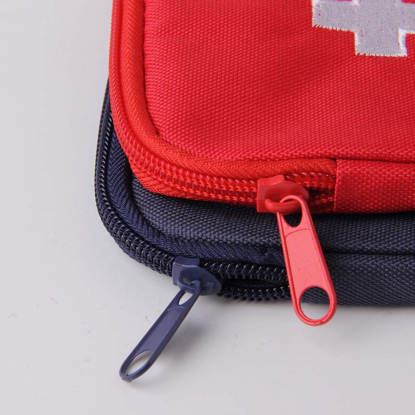 First Aid Bag,Empty First Aid Pouch,Mini Portable Medical Bag for Outdoor Camping Hiking Travel Emergency,Multifunction Emergency Medicine Storage Bag-7x5 inch (Blue, 2)