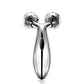 ikis 3d Massager Roller 360 Rotate Silver Thin Face Full Body Shape Lifting Wrinkle Remover Facial Massage Relaxation Tool,Body Itch Scratcher Stick - Pack of1