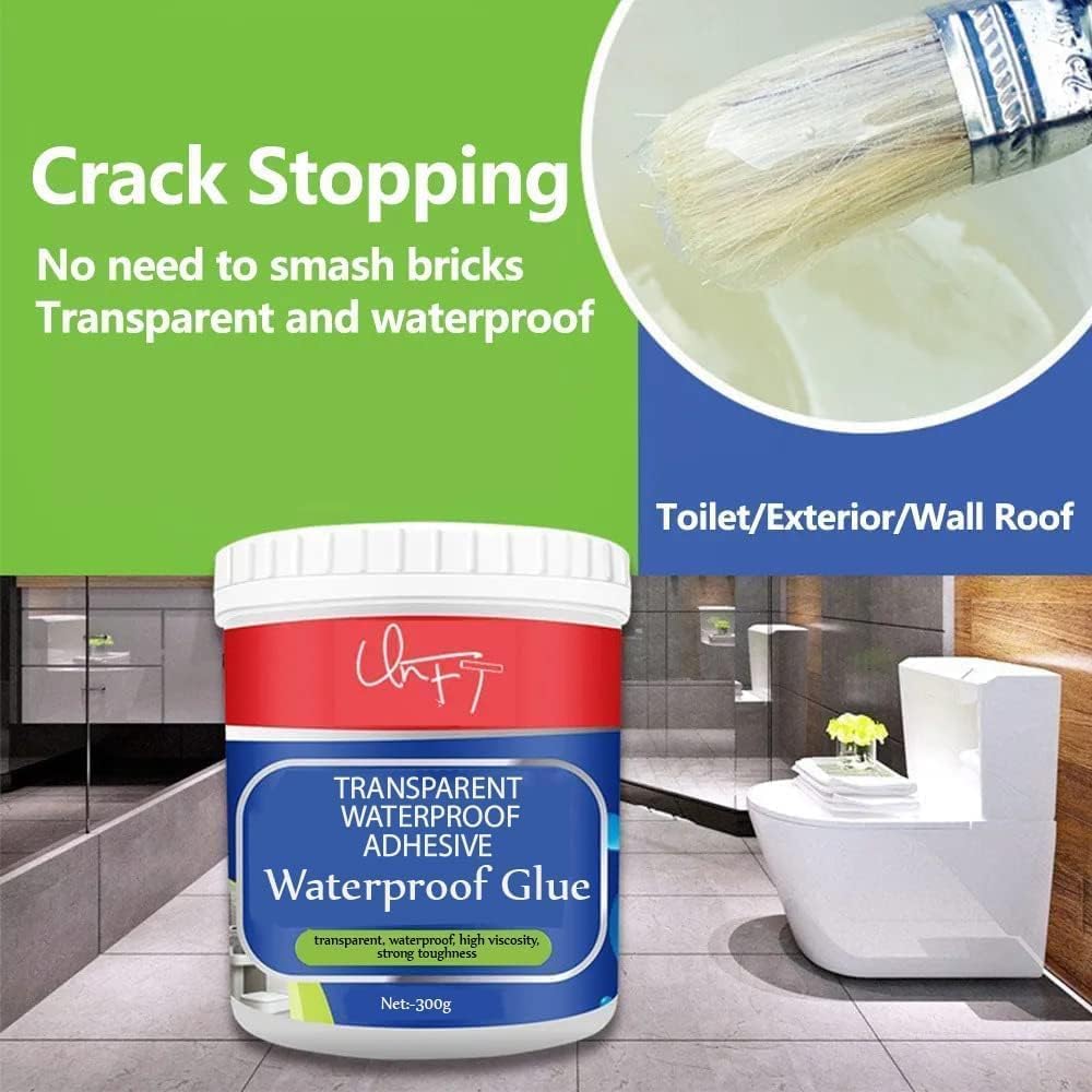 Waterproof Glue,Insulating Sealant,Transparent Repairing Leak Waterproof Adhesive,Super Strong Bonding Sealant Invisible Agent Adhesive