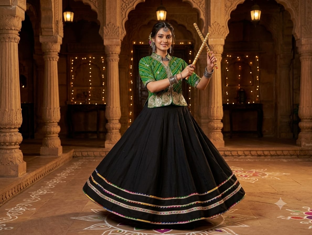 NAVARATRI COLLECTION  Lehenga (Stitched)
