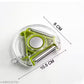 Royal 3 in 1 Movable Compact Slicer Rotary Multi-Functional Peeler, Suitable for Vegetable and Fruit, with Serrated Blade + Straight Julian Stainless Steel, Anti-Slip Handle Design, Slicer Kitchen