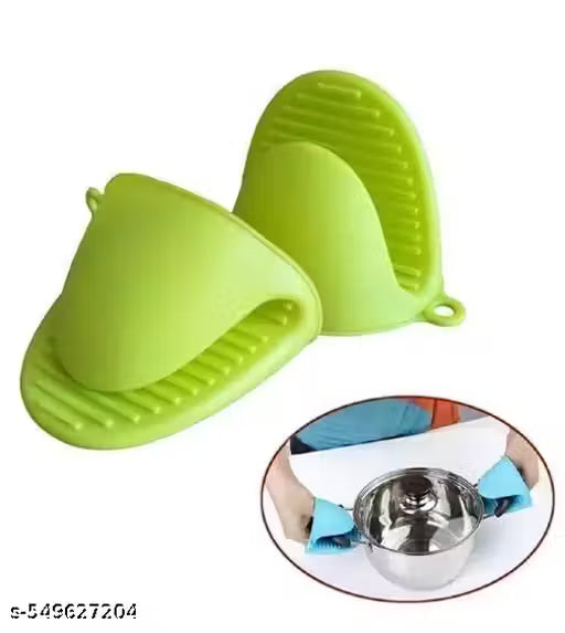 Silicone Heat-Resistant Pinch Mitts – Set of 2 Mini Oven Gloves