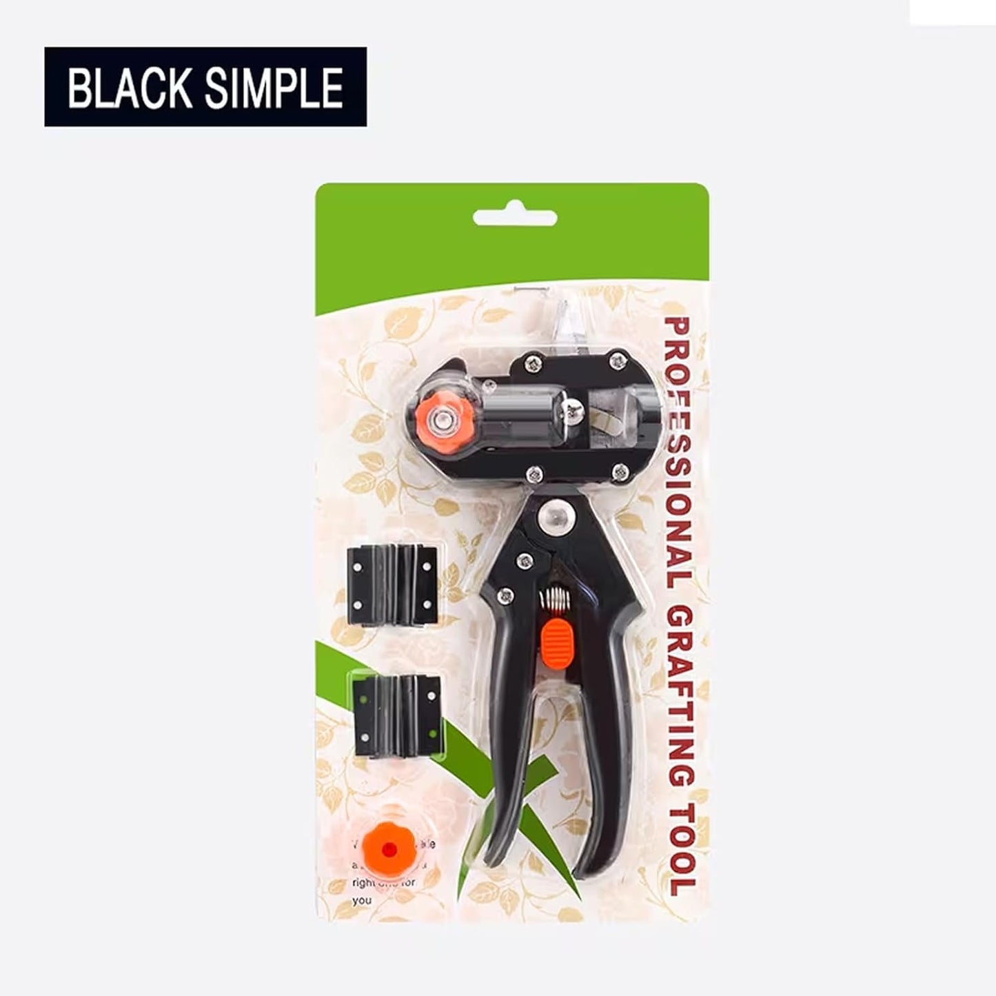 2 In 1 Garden Grafting Tool Pruner Kit For Plants, Plant Cutter For Garden, Grafting Tools For Plants, Precision Garden Grafting Tool With 3 Replaceable SK5 Steel Blades