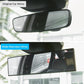 12 Inch Car Rear View Mirror – Anti-Glare Wide Angle Panoramic Mirror, Curved Surface Design, High Definition Glass, Universal Clip-On Interior Rearview Mirror