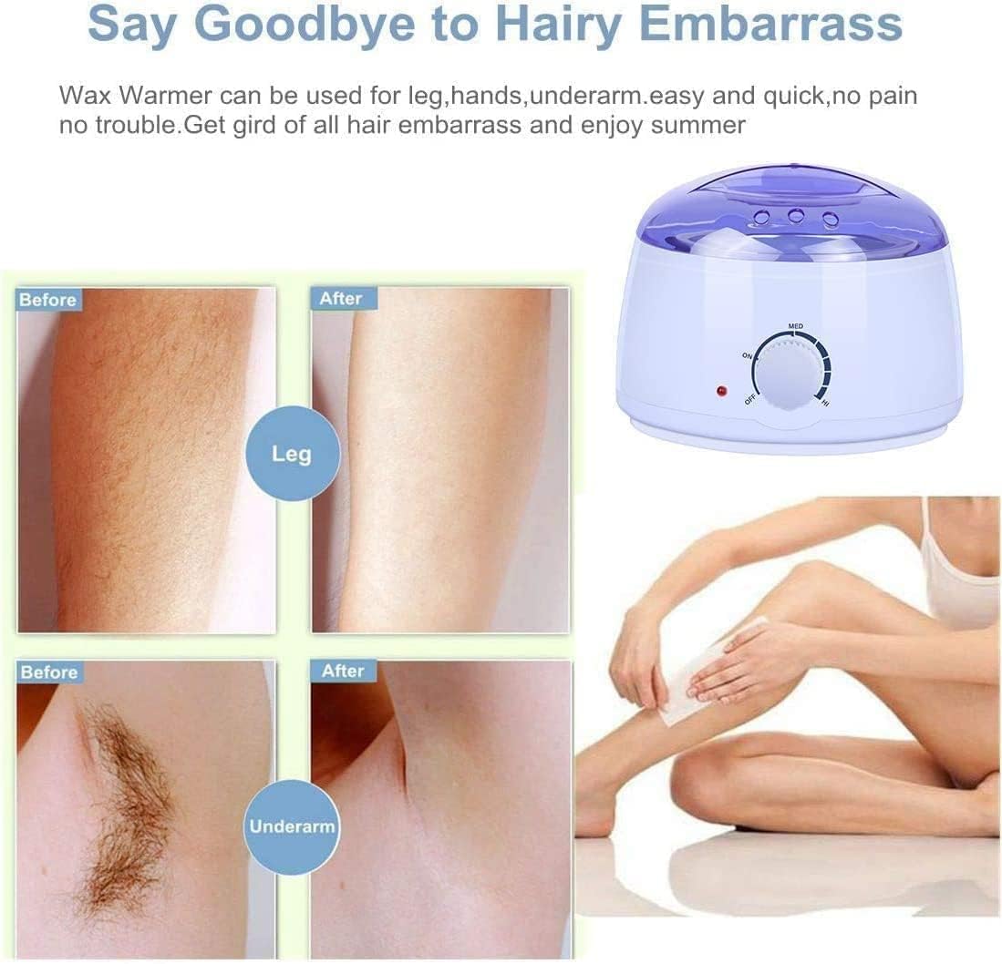 Silicone Wax Heater Portable and Electric Silicone Based Folding Waxing Hair Remover Heater Machine Warmer Machine for Waxing for Women Wax Boiler Pot Beans Warmer