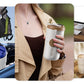 Travel Mug, Insulated Coffee Cup with Leakproof Lid,Vacuum Insulation Stainless Steel Reusable for Hot Cold Coffee, Non-Slip Protective Cover 12 Hours Vacuum Insulation - 420 ML- PCS 1