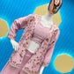 DESIGNER FANCY WESTERN STYLE FIONA SILK CORDDING SEQUENCE WORK BLAZER/KOTI, TUBE CHOLI WITH CIRCULAR PLAZO