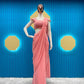 TRENDING STYLE NEW FANCY READY TO WEAR FAUX GEORGETTE SEQUENCE PATCH WORK SAREE AND FULLSTITCHED BLOUSE ??