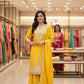 EXCLUSIVE AND TRENDY FOR WEDDING SEASON OUR SEQUENCE EMBROIDERED TOP, PLAZZO AND DUPATTA