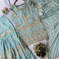 SEQUENCE EMBROIDERY WORKED TOP, SARARA AND DUPATTA