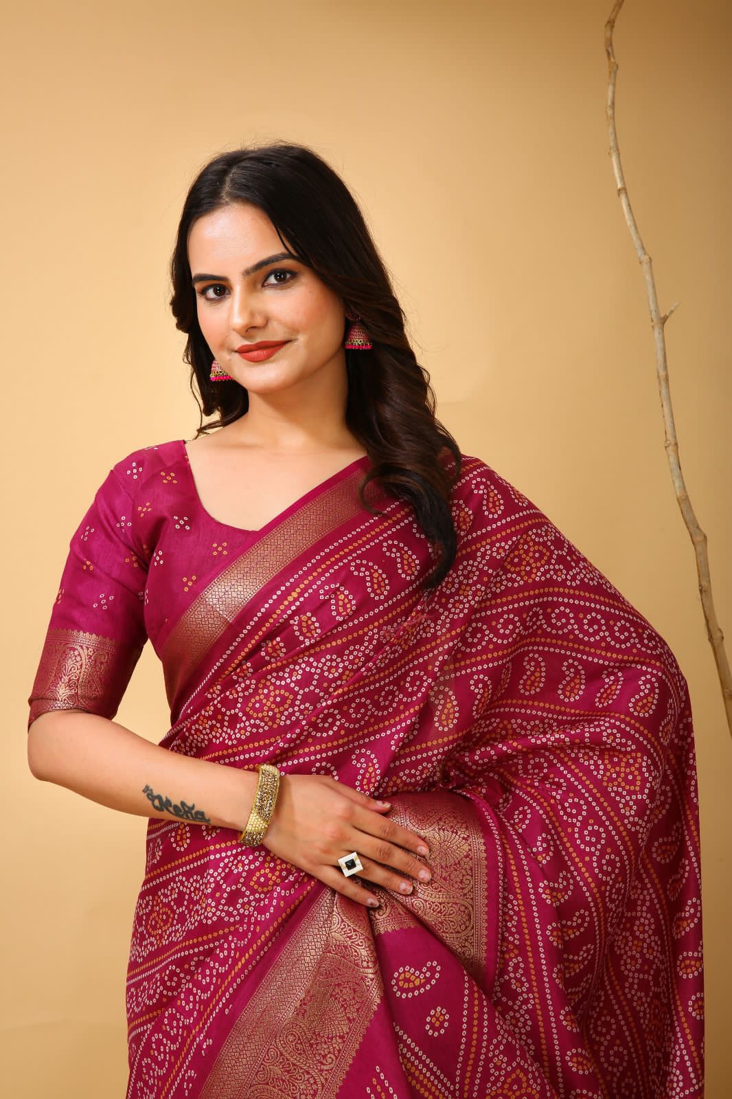 Presenting Enchanting soft Dola silk saree For Intimate And Big Fat Indian Weddings, That Are Light On Your Skin And Uplift Your Wedding Shenanigans.