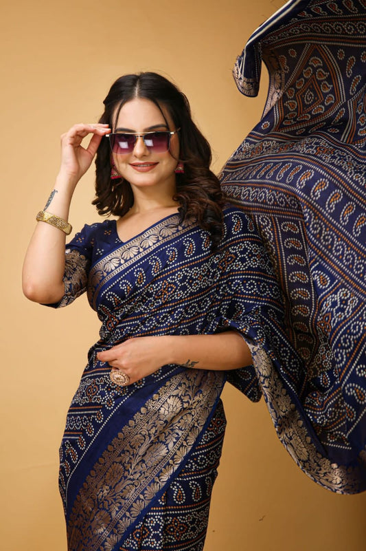 Presenting Enchanting soft Dola silk saree For Intimate And Big Fat Indian Weddings, That Are Light On Your Skin And Uplift Your Wedding Shenanigans.