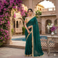 Presenting Enchanting soft FENDY satin  saree For Intimate And Big Fat Indian Weddings, That Are Light On Your Skin And Uplift Your Wedding Shenanigans.