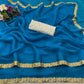 Presenting Enchanting soft FENDY satin  saree For Intimate And Big Fat Indian Weddings, That Are Light On Your Skin And Uplift Your Wedding Shenanigans.