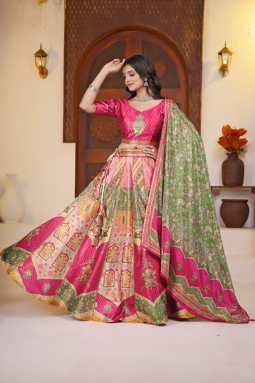 Royal Blossom Bridal Lehenga Set