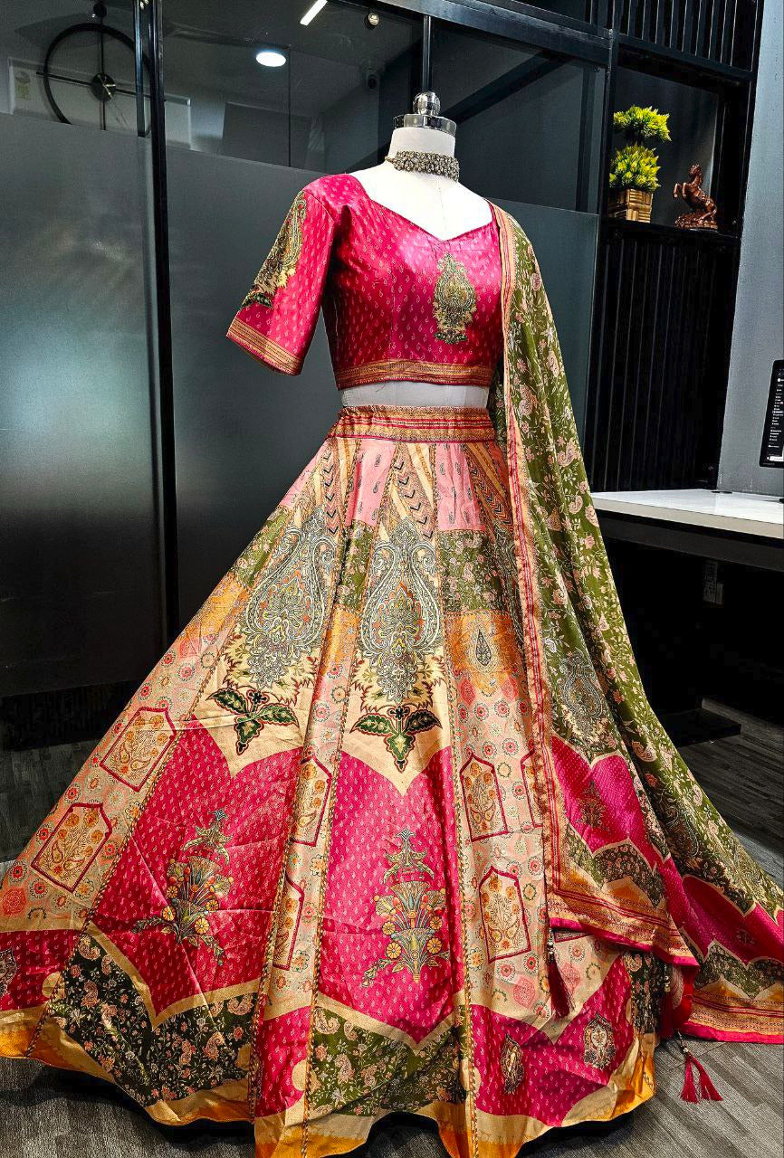 Royal Blossom Bridal Lehenga Set