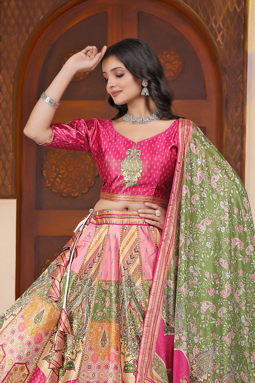 Royal Blossom Bridal Lehenga Set