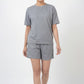 SHORTS NIGHT DRESS Light Grey