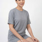 SHORTS NIGHT DRESS Light Grey