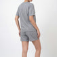 SHORTS NIGHT DRESS Light Grey