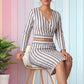 Nihareeka® Women’s Trendy Fancy Elegant Multi Color Printed Greenish Cream Co-Ords Sets (Crop Top & Skirt) Western Wear Summer Collection.