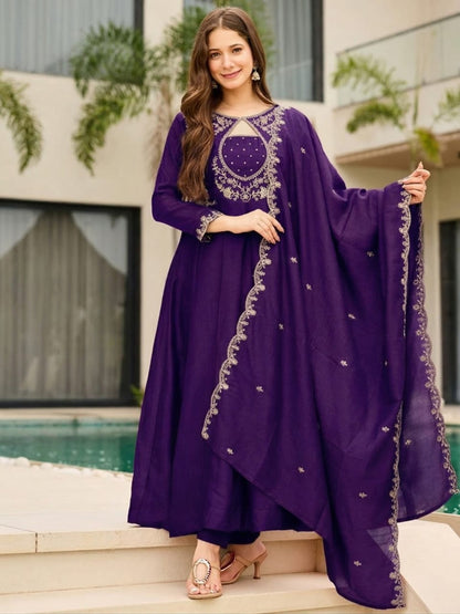 Presenting new trending high quality kurta set with attached dupatta