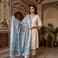 Womens Ethnic Embroidery Top Pant And Dupatta Set