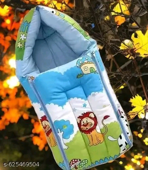3 in 1 Baby Bed, Sleeping Bag & Carry Nest, Cotton Baby Bedding for New Born & Infant, Portable Bassinet, for Baby Carrying & Unisex Baby Sleeping Bed, 0 to 12M