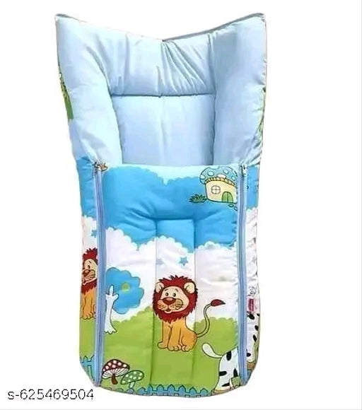 3 in 1 Baby Bed, Sleeping Bag & Carry Nest, Cotton Baby Bedding for New Born & Infant, Portable Bassinet, for Baby Carrying & Unisex Baby Sleeping Bed, 0 to 12M