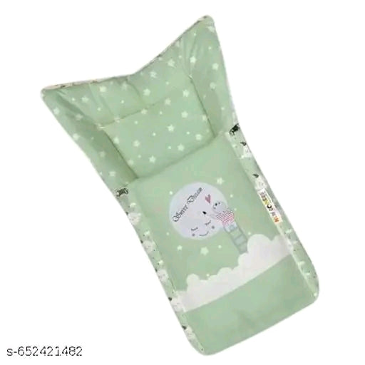 3 in 1 Baby Bed, Sleeping Bag & Carry Nest, Cotton Baby Bedding for New Born & Infant, Portable Bassinet, for Baby Carrying & co Sleeping, Unisex Baby Sleeping Bed