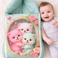 Nitya™Kusli ranew born baby pegvin (Fabric, Multicolor) Be the first to Review this product
