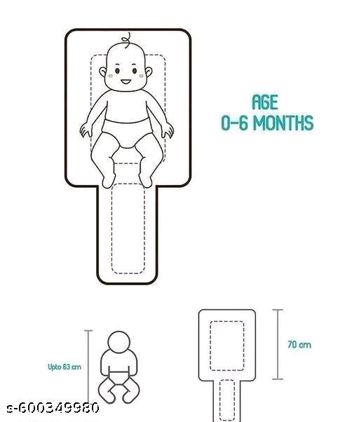 3 in 1 Baby Bed, Sleeping Bag & Carry Nest, Cotton Baby Bedding for New Born & Infant, Portable Bassinet, for Baby Carrying & Unisex Baby Sleeping Bed, 0 to 12M