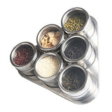 Pacificsurf Multi Purpose Unbreakable 8 In 1 Revolving Condiment Set, Spice Rack