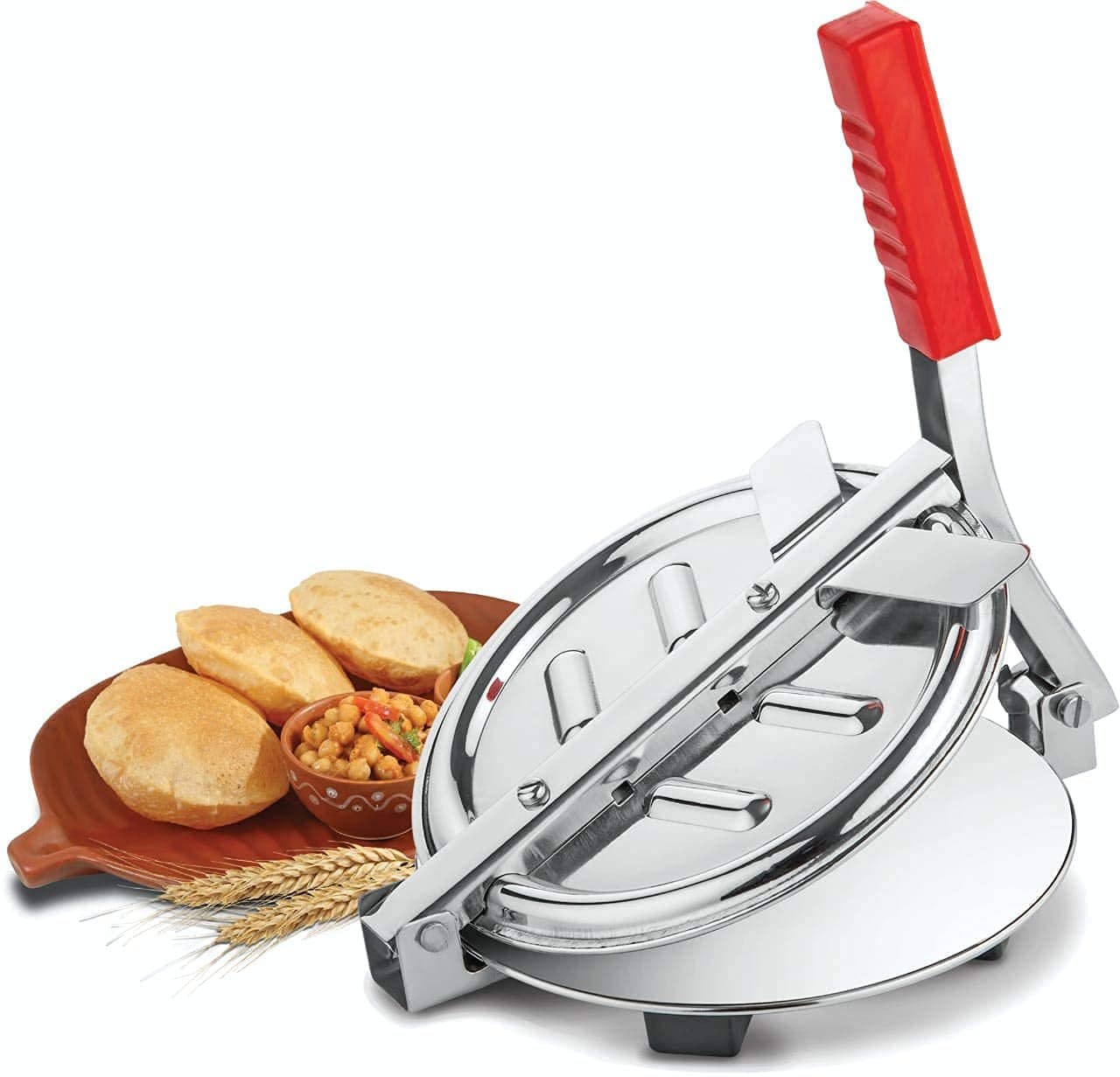 Stainless Steel Puri Press Machine with Handle