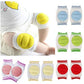 Baby Crawling Knee Pads – Soft Cotton, Anti-Slip Protection for Infants & Toddlers (Pack of 1, Pink)