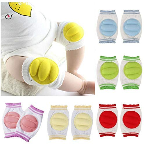 Baby Crawling Knee Pads – Soft Cotton, Anti-Slip Protection for Infants & Toddlers (Pack of 1, Pink)