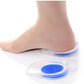 HINSHOZ Gel Heel cups Silicon Heel Pad for Heel Ankle Pain, Heel Spur Shoe Support Pad for Men and Women Shock Cushion Pad for Heels Cushion Heel (1 PAIR)