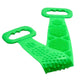 PACK OF 3 Silicone Back Scrubber Belt with Handles for Easy Bath & Body Cleaning
